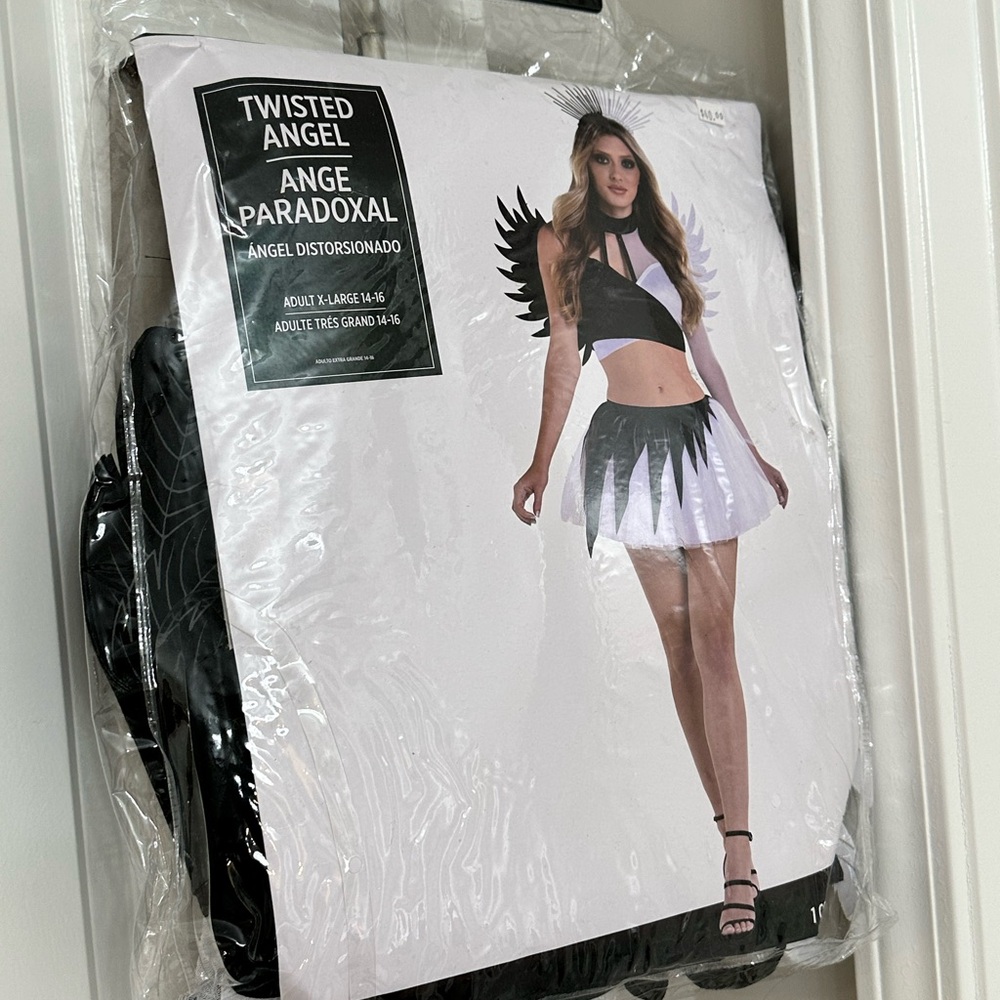 Twisted Angel Black and White Costume
